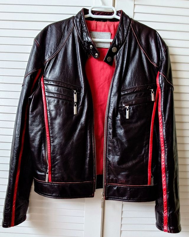 Chaqueta motorista cuero