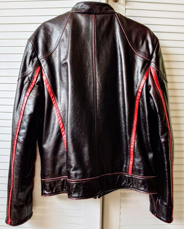 Chaqueta motorista cuero