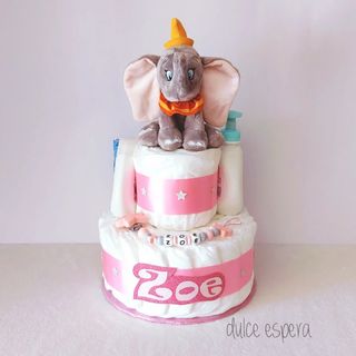 Tarta de pañales Disney