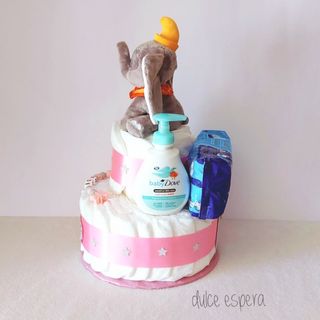 Tarta de pañales Disney