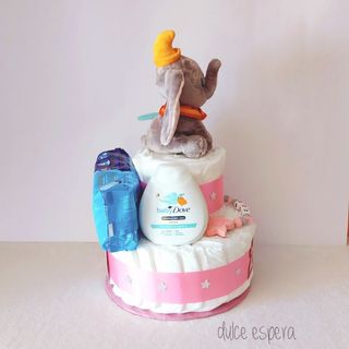 Tarta de pañales Disney
