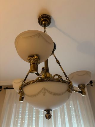 Lampara metal salón dormitorio