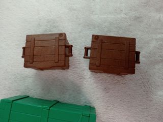 Lote Caja verde playmobil FF