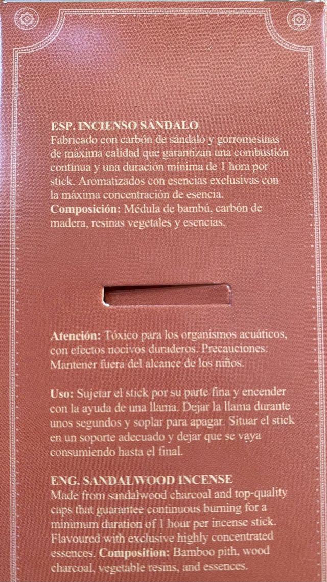 Juego de fragancias de incienso NATURA SELECTION