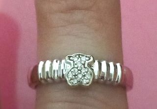 Anillo tous oro y diamantes