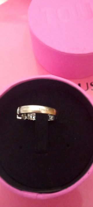Anillo tous oro y diamantes