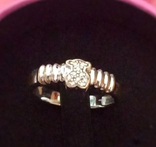 Anillo tous oro y diamantes