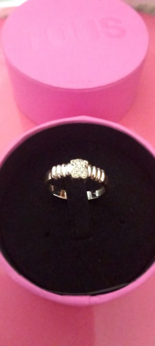 Anillo tous oro y diamantes