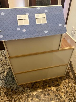 Casa muñecas madera