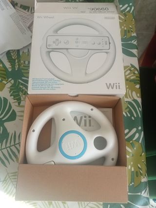 Volante oficial Nintendo wii caja
