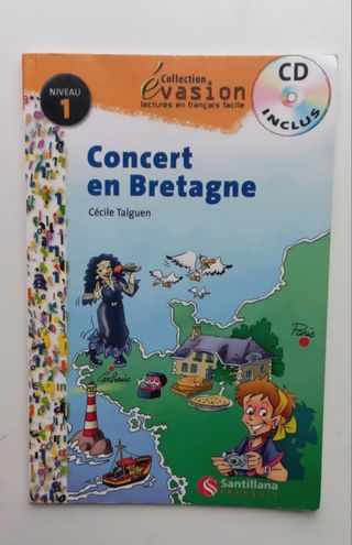 Libros en inglés y francés.