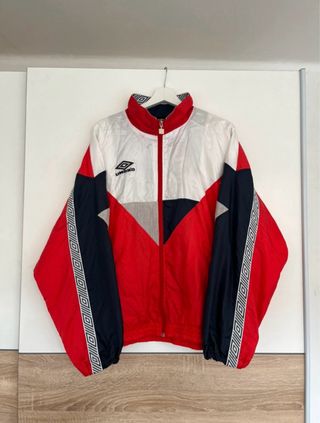 90s UMBRO Track Jacket Vintage Embroidered Y2K