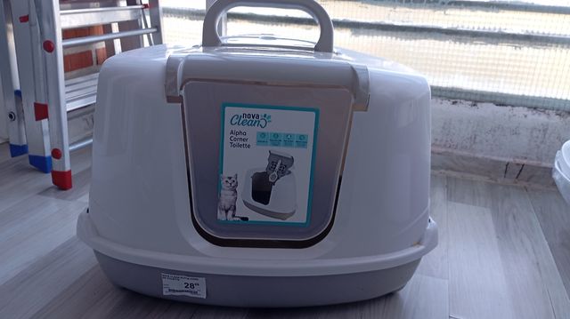 Caja triangular gatos