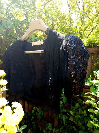 Bolero Flamenca ,manga farol.