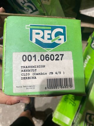 Palier Transmisión Renault Clio I derecha