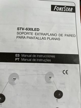 SOPORTE PARED PARA PANTALLAS PLANAS 