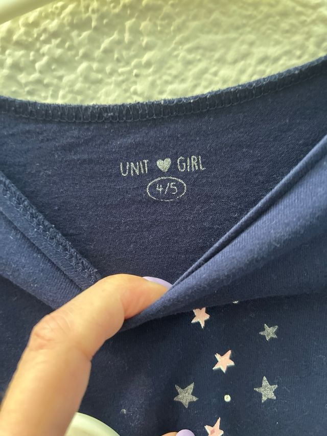 Pack 3 camisetas niña tallas 5/6