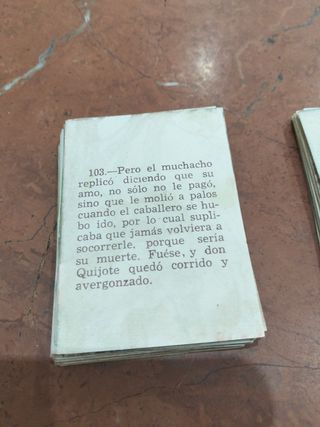 Cromos de Don Quijote