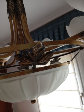 Lámpara techo laton