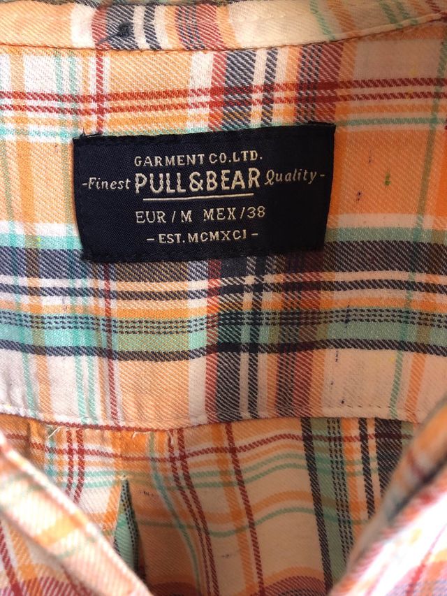 Camisa cuadros Pull and Bear