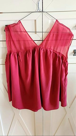 Blusa seda Uterque talla S 