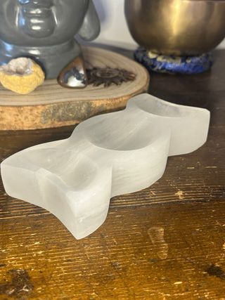 Triplice Luna in Selenite