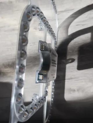 Panel led luz ventilador techo