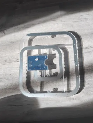 Panel led luz ventilador techo