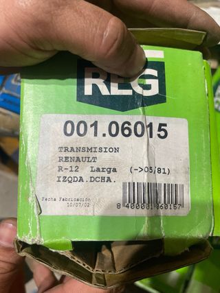 Palier transmisión Renault 12 ambos lados