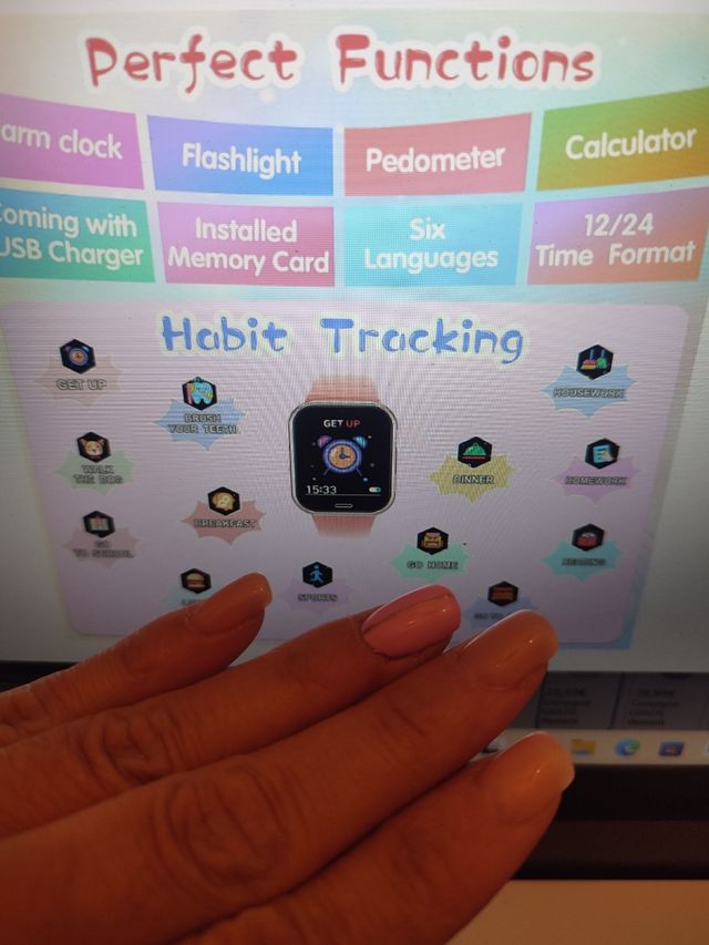 Reloj inteligente para niñas 