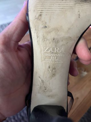 Sandalia negra zara talls 41
