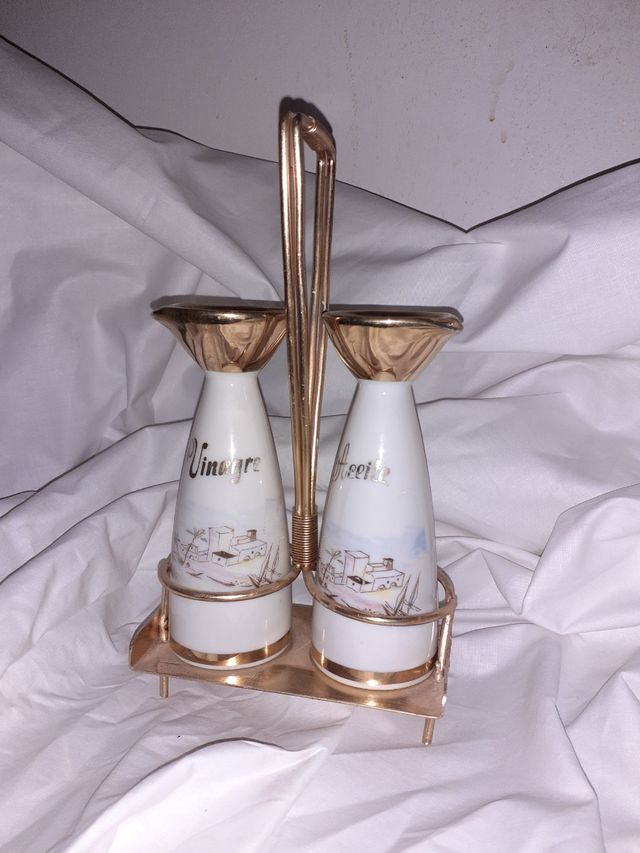 Juego aceitera vintage