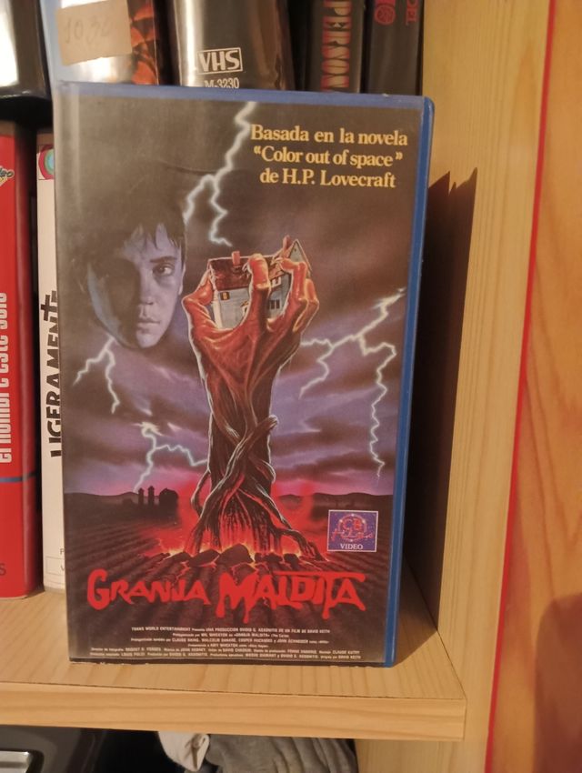 GRANJA MALDITA SOLO CARATULA Y CAJA VHS