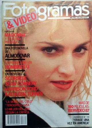 MADONNA / REVISTA FOTOGRAMAS 1987