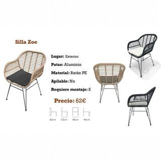 SILLAS PARA TERRAZAS