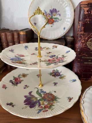 Lote : Cake stand / platos