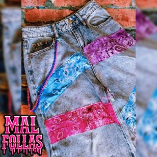 Pantalón customizado bandana