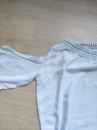 Conjunto vaquero y blusa