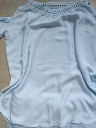 Conjunto vaquero y blusa
