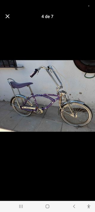 Bicicleta low rider clasica