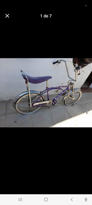 Bicicleta low rider clasica