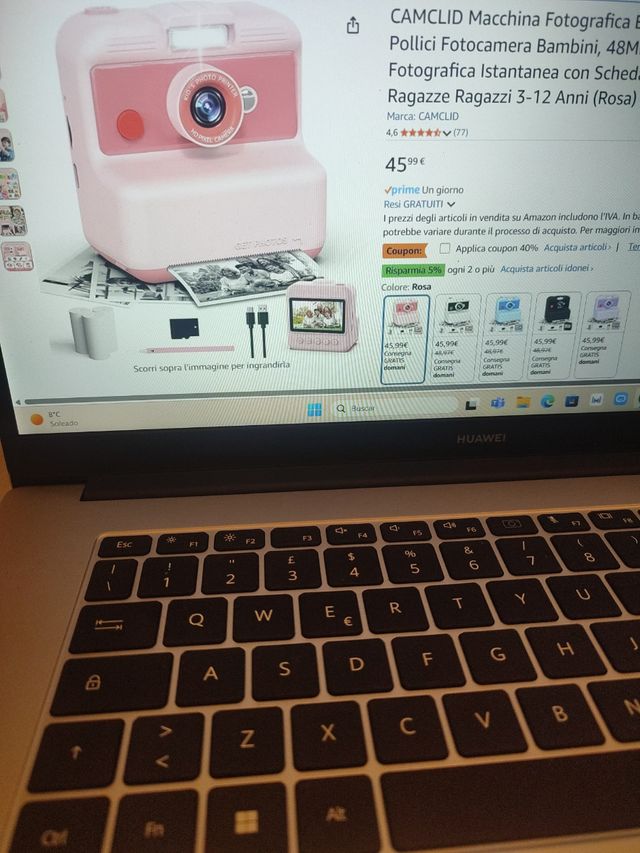 Cámara fotográfica instantánea 