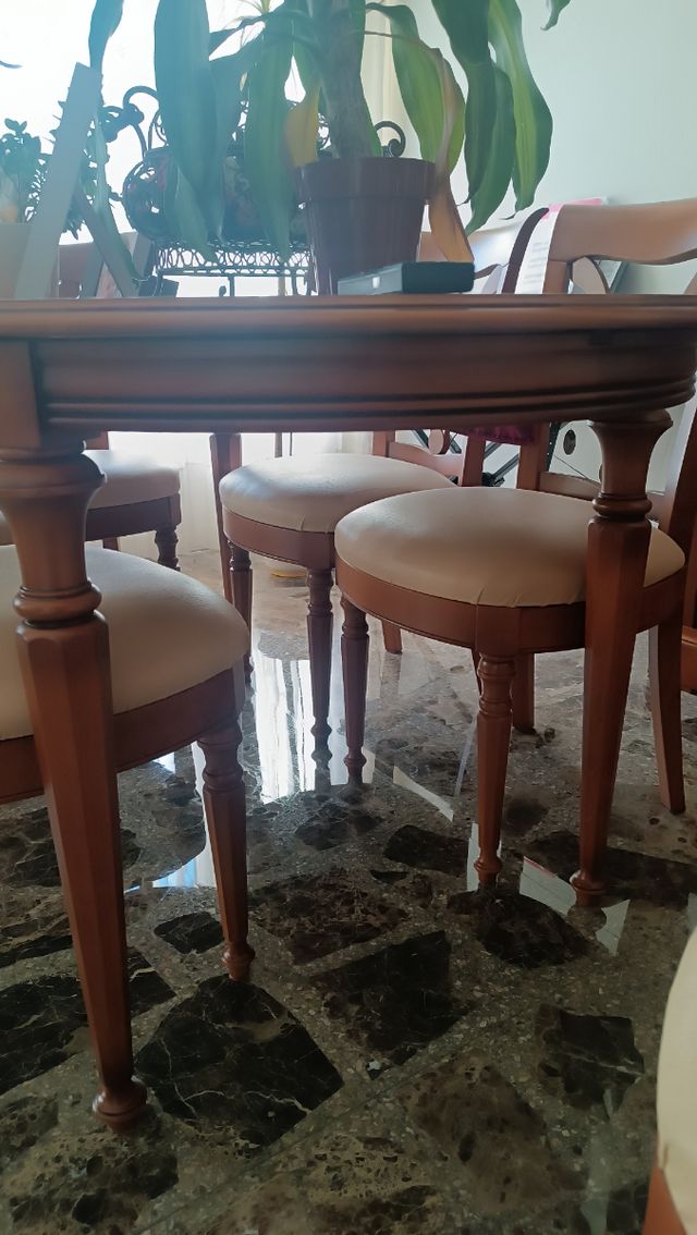 Mueble TV + mesa centro roble