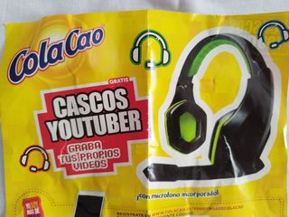 Cascos youtuber de ColaCao NUEVOS