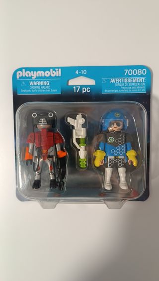 Playmobil set 70080 policía y ladrón del futuro