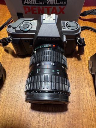 Pack camara reflex + objetivos Pentax P30 