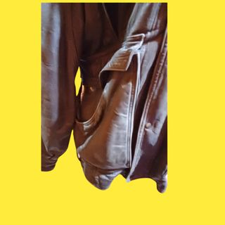 Chaqueta vintage aviador de piel.