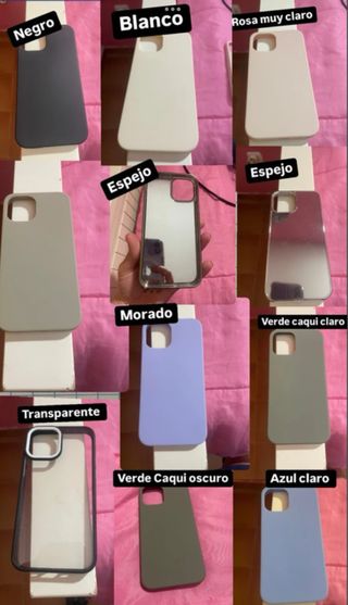 Iphone 12  20 fundas  4 protectores