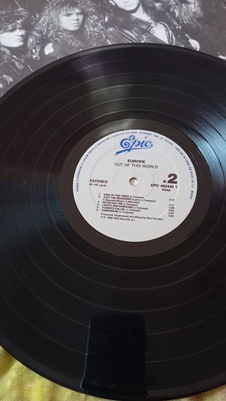 Vinilo EUROPE " Out Of This World " 1988
