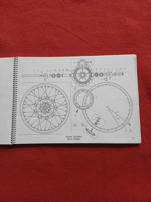 Catalogo de piezas BULTACO Ref. 22045